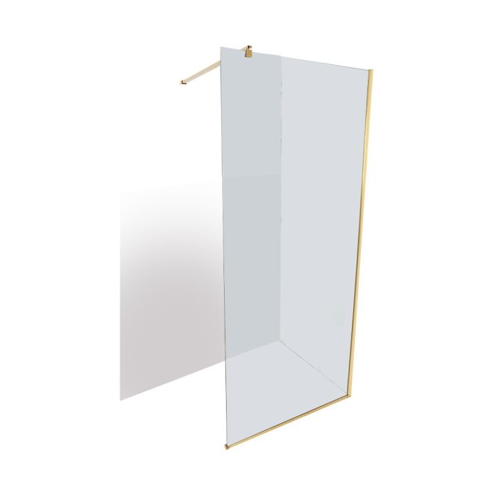 Botev Wall Mounted Shower Screen 215232 MacNeil Bathroomware Aqua